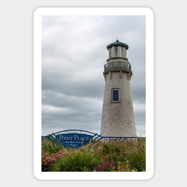 Point Place Lighthouse Sticker by dalekincaid